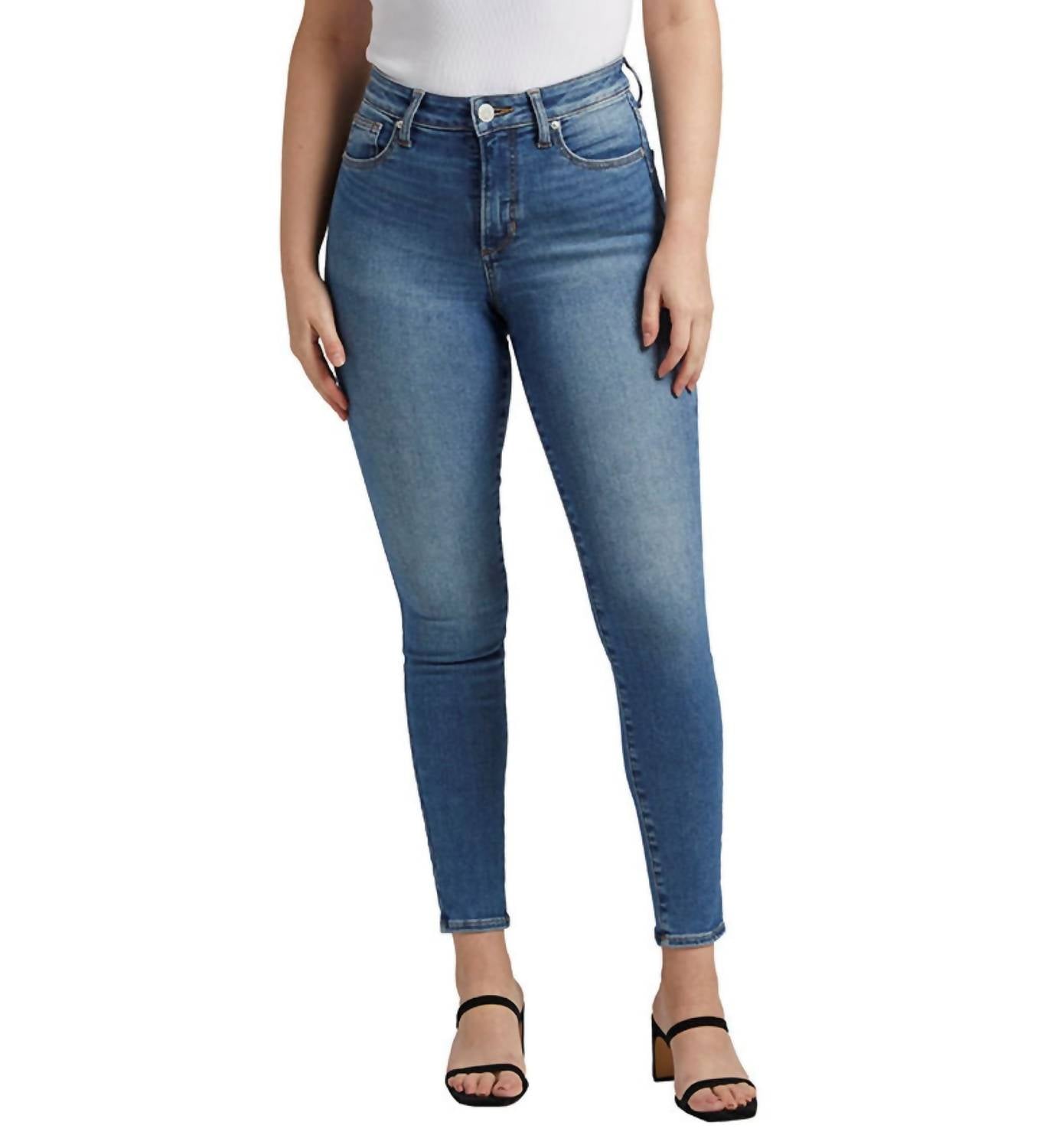 Jag - Women's Forever Stretch Fit High Rise Pull On Skinny Jean