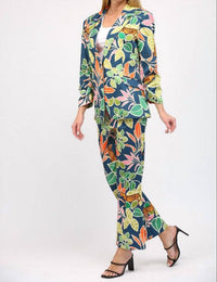 Fate By Lfd - Tropical Print Flare Pants