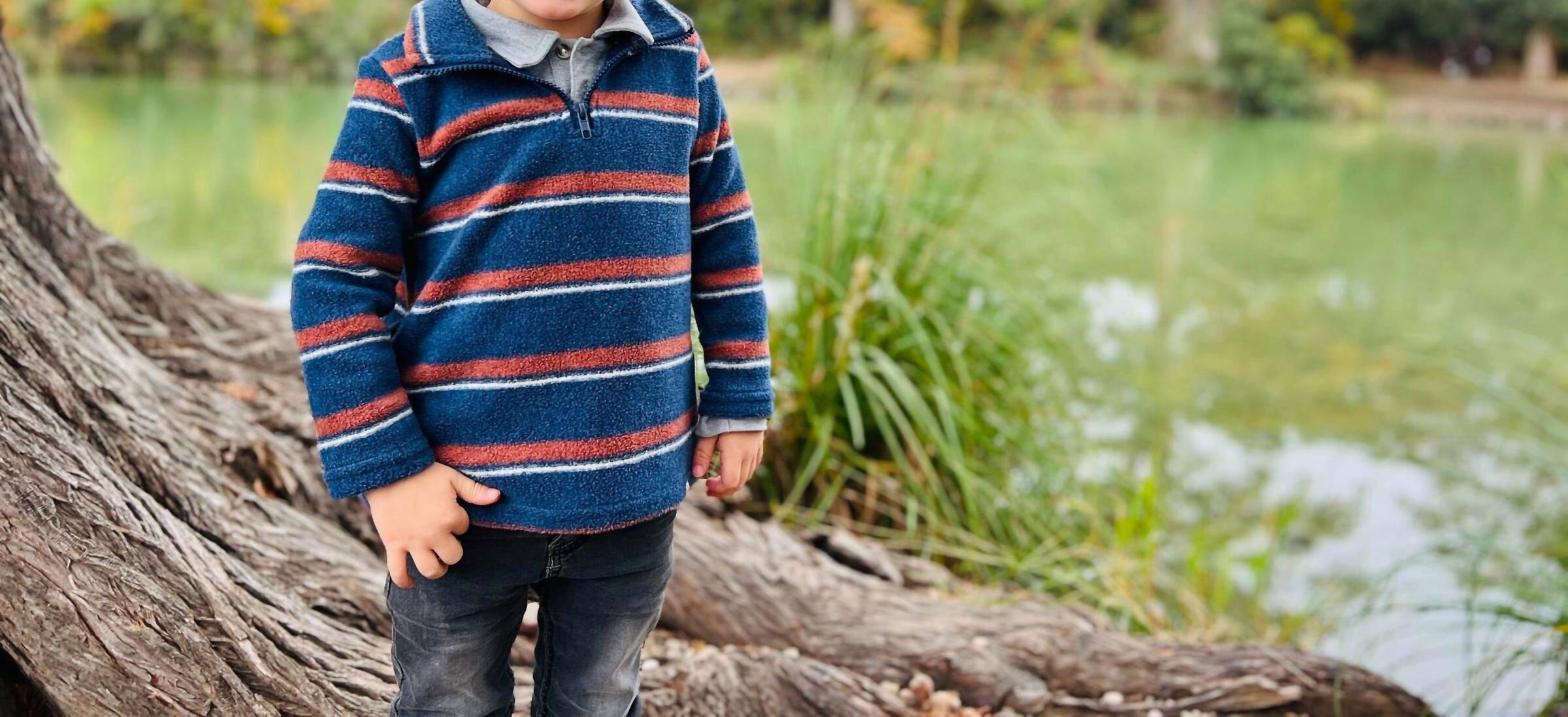 Me & Henry - Boys' Macchu Sherpa Zip Up Top