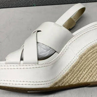 MICHAEL KORS Women's Leather Slingback Sandals in white - women's sandal - alternate view