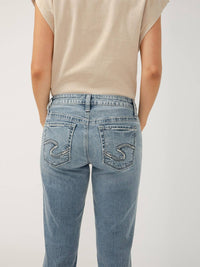 Silver Jeans Co Boyfriend Mid Rise Jean in indigo - women's jeans - view 5