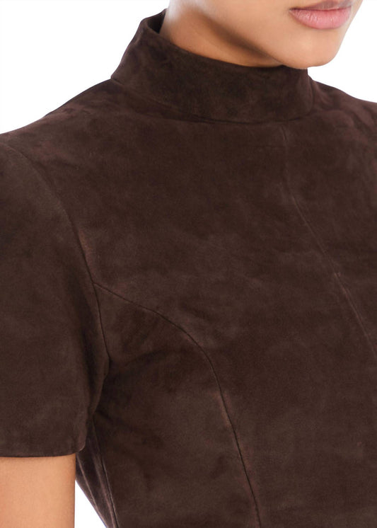 Ser.O.Ya - Tessi Suede Top