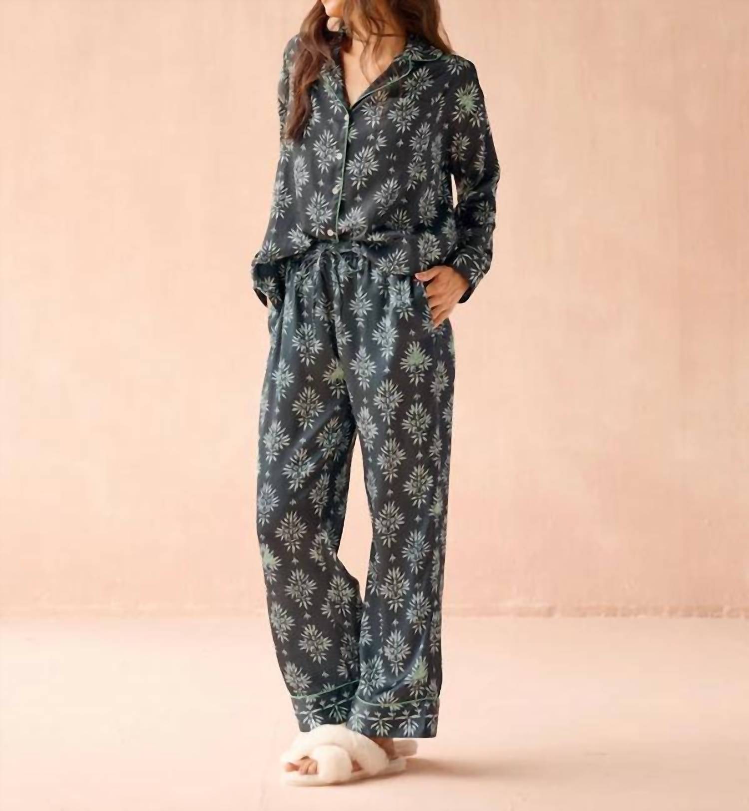 Omika - Long Sleeve Pj Pant Set