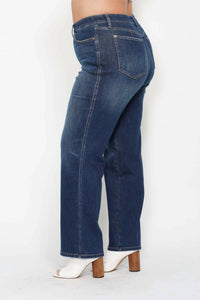 Judy Blue - High Waist Tummy Control Classic Straight Jeans - Plus