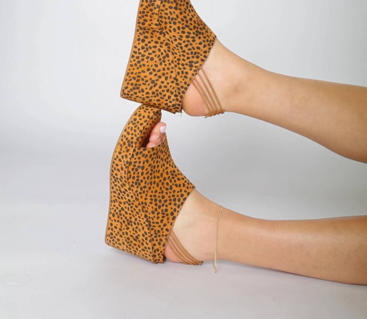 Antelope - Women's Brooklyn Leopard Print Platform Wedge Sandals