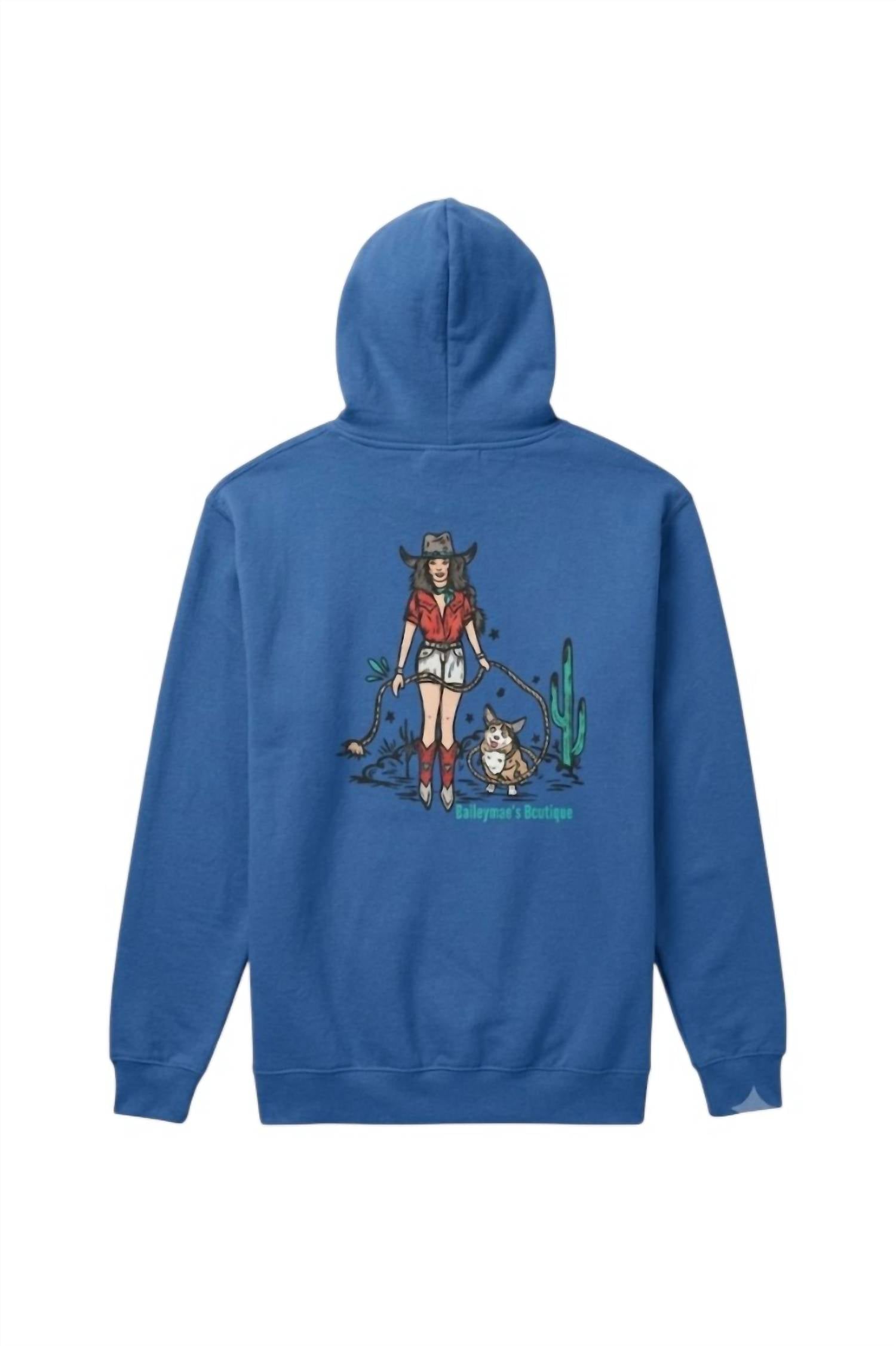 Printful - Women's Just A Girl & Corgi Hoodie