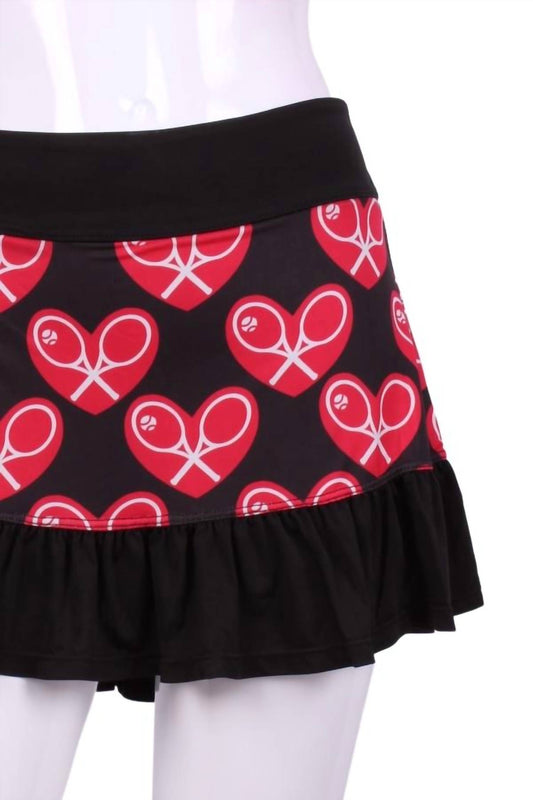 Love Love Tennis - Women's Limited Ruffle Skirt