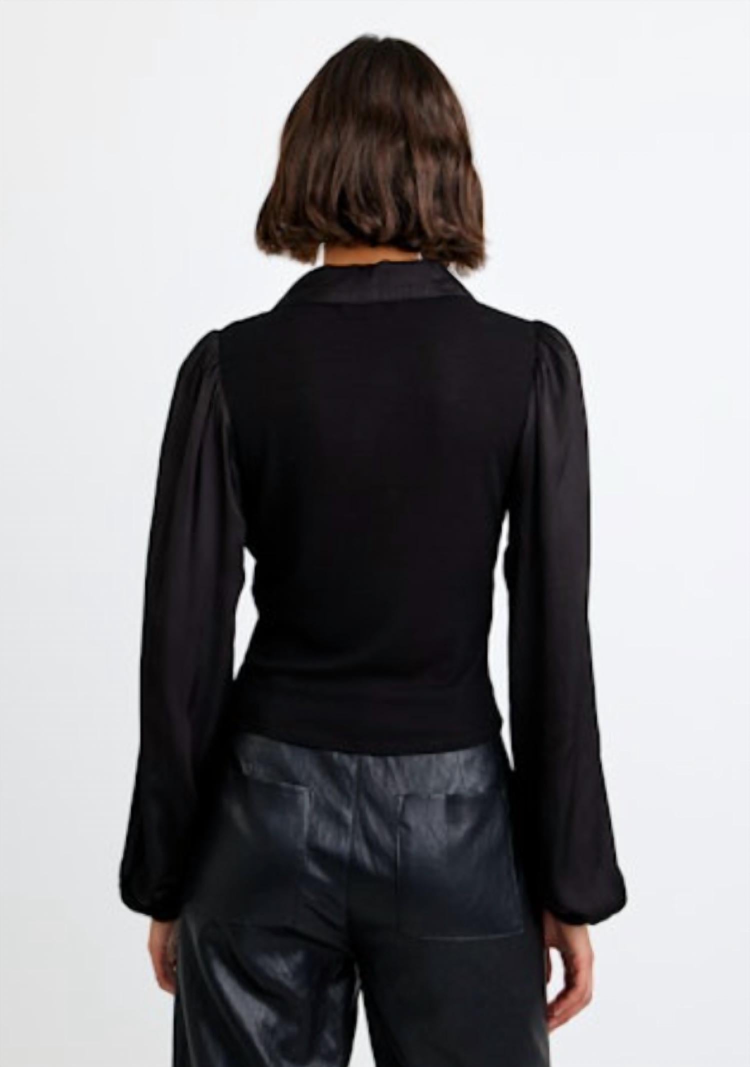 Bella Dahl - Collared Satin Top