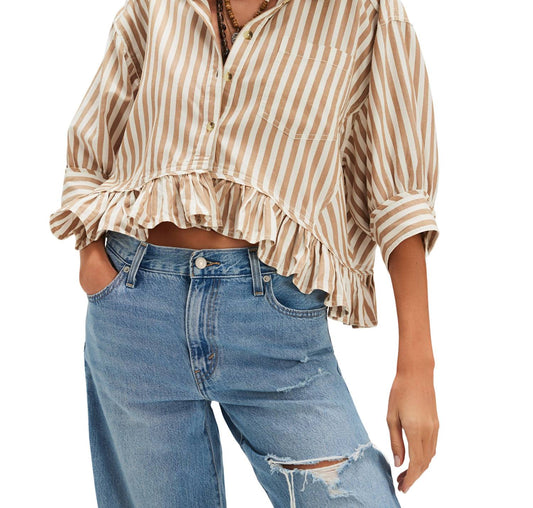 Free People - Bailey Stripe Shirt