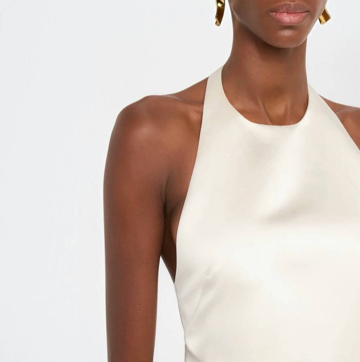 A.L.C. - Sophia Satin Halter Mini Dress