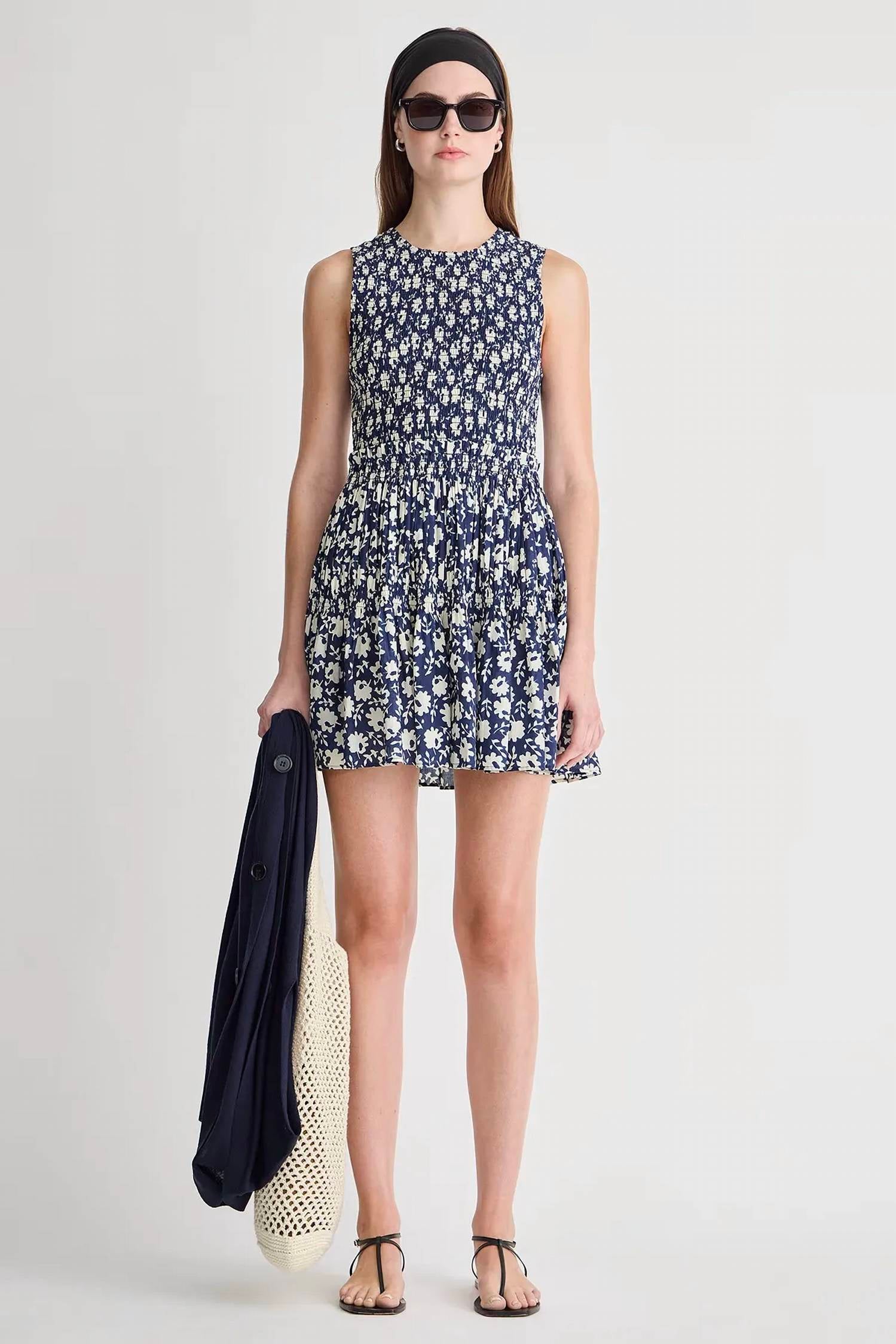 Apiece Apart - Lore Smocked Mini Dress