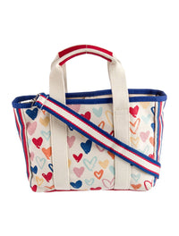 Brighton - You Heart Firework Canvas Mini Tote Crossbody Bag
