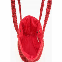America & Beyond - Women's Ciao Bella Beaded Macrame Tote Bag
