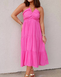 Entro - Hallie Halter Midi Dress