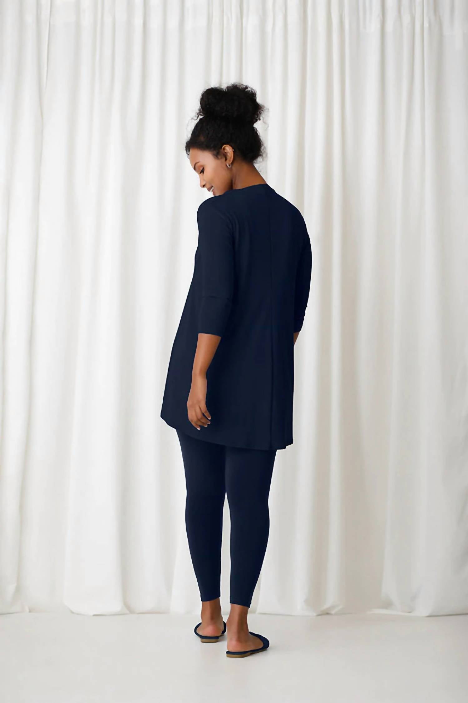 Sympli - V-neck Over Double Tunic
