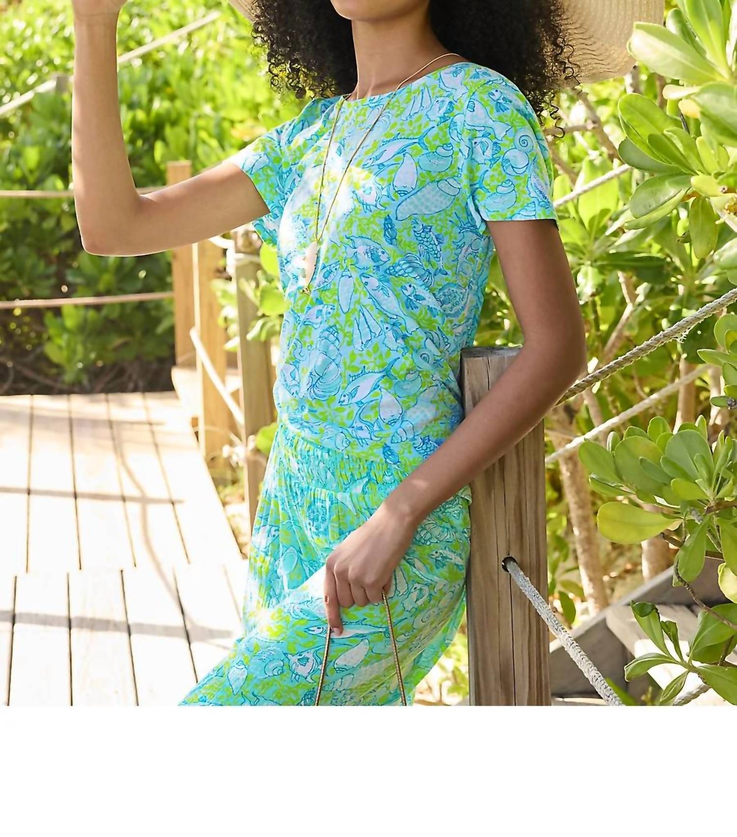 Lilly Pulitzer - Etta Scoop Neck Top
