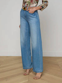 L'Agence - Scottie High Rise Wide Leg Jean