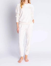Pj Salvage - Velour Vanity Long Sleeve Lounge Top