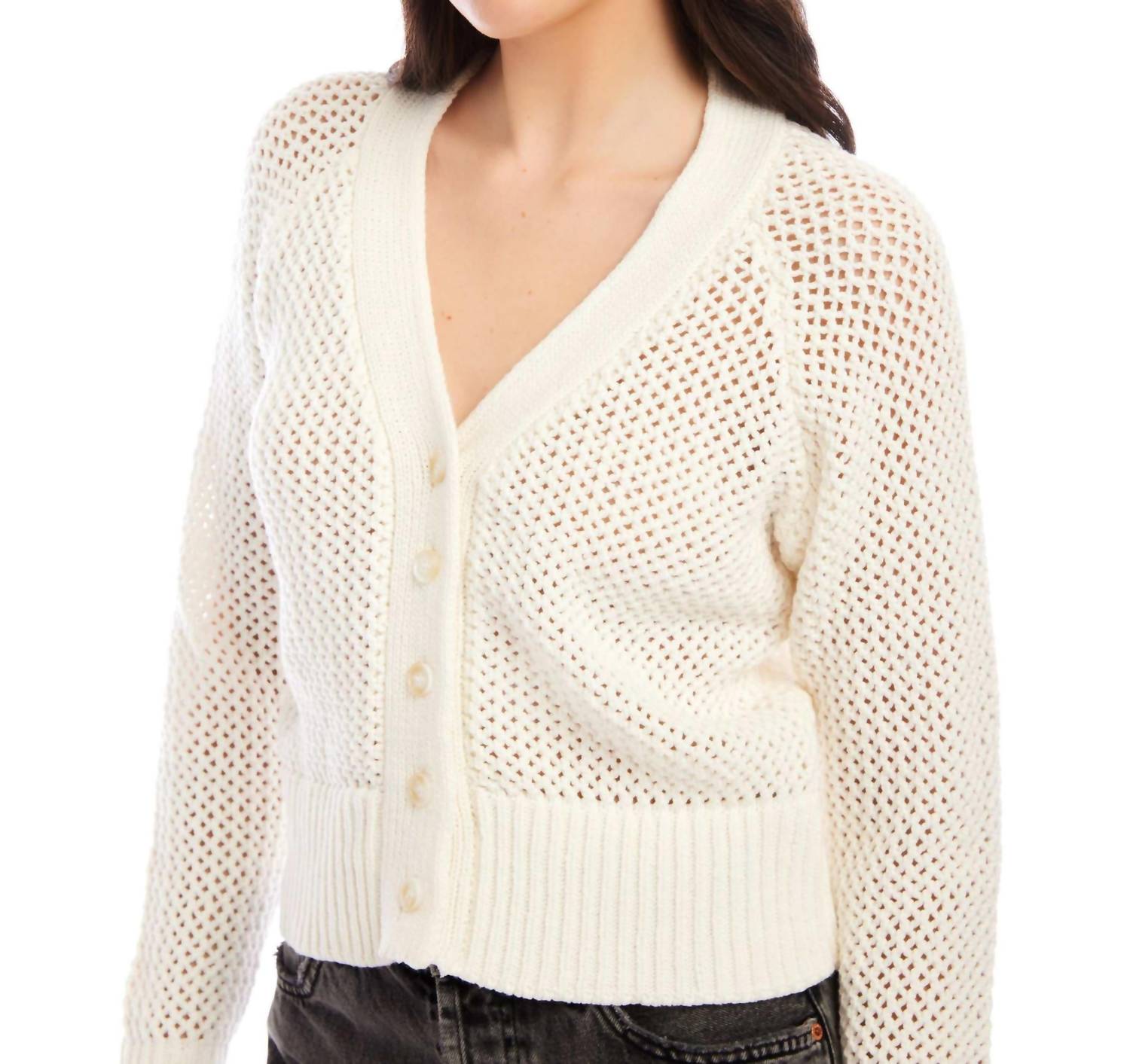 Fifteen Twenty - Ellen Crochet Cardigan