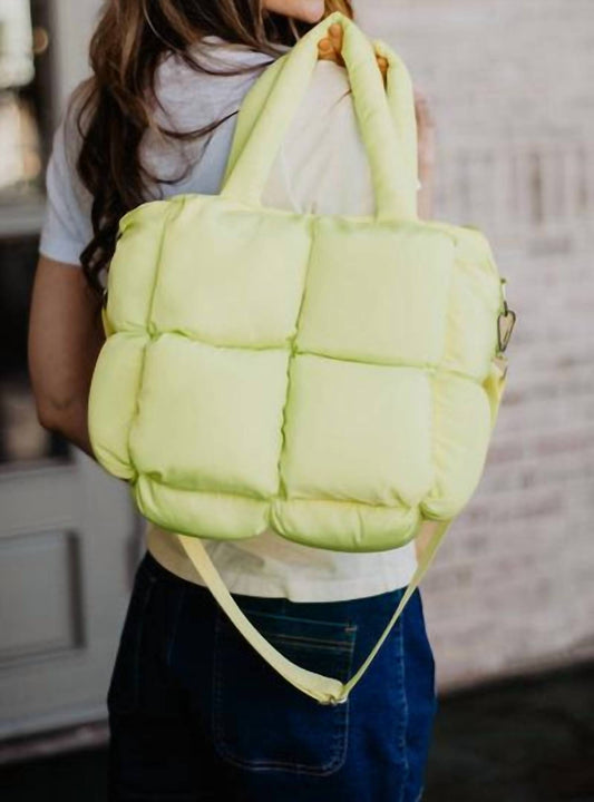 Katydid - Quilted Tote Purse