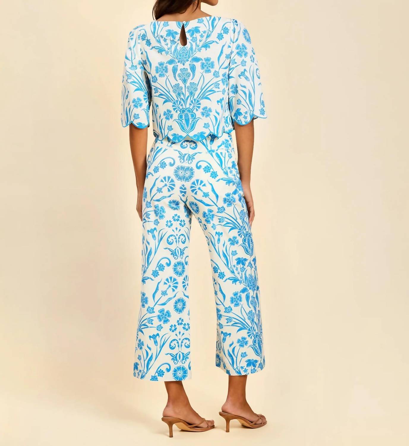 Mestiza New York - Charlize Scallop Boat Neck Top