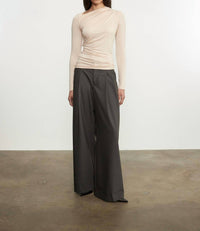Enza Costa - FLUID JERSEY SLASH TOP