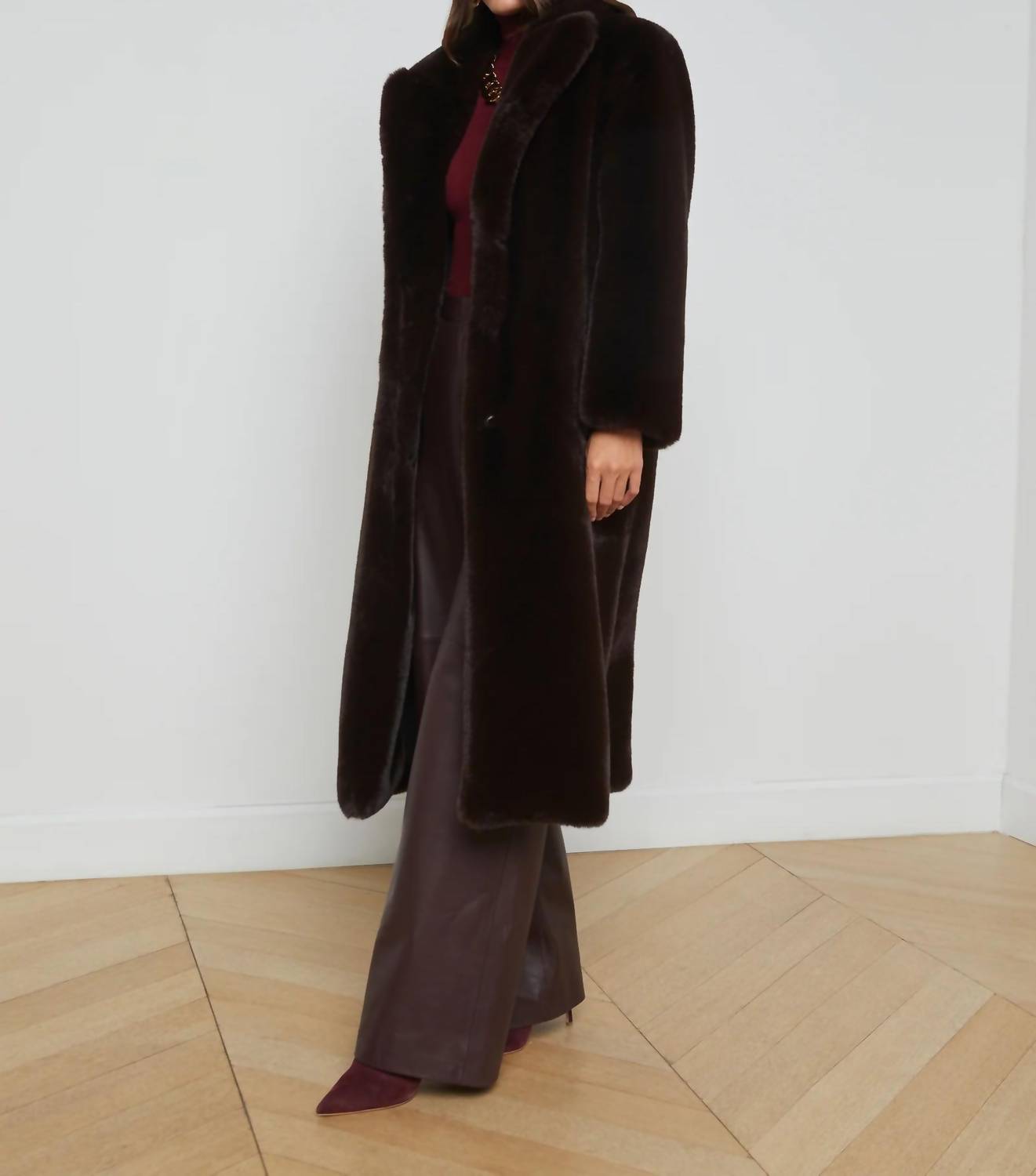 L'Agence - Lizbeth Faux Fur Jacket