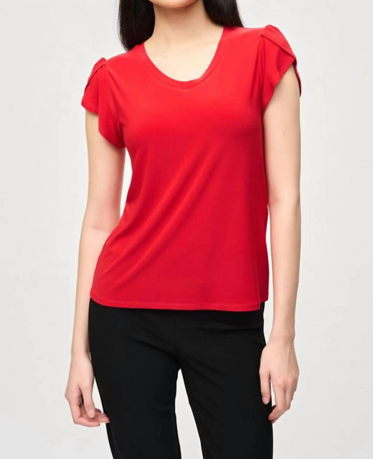 Joseph Ribkoff - SILKY KNIT SHORT SLEEVE TOP