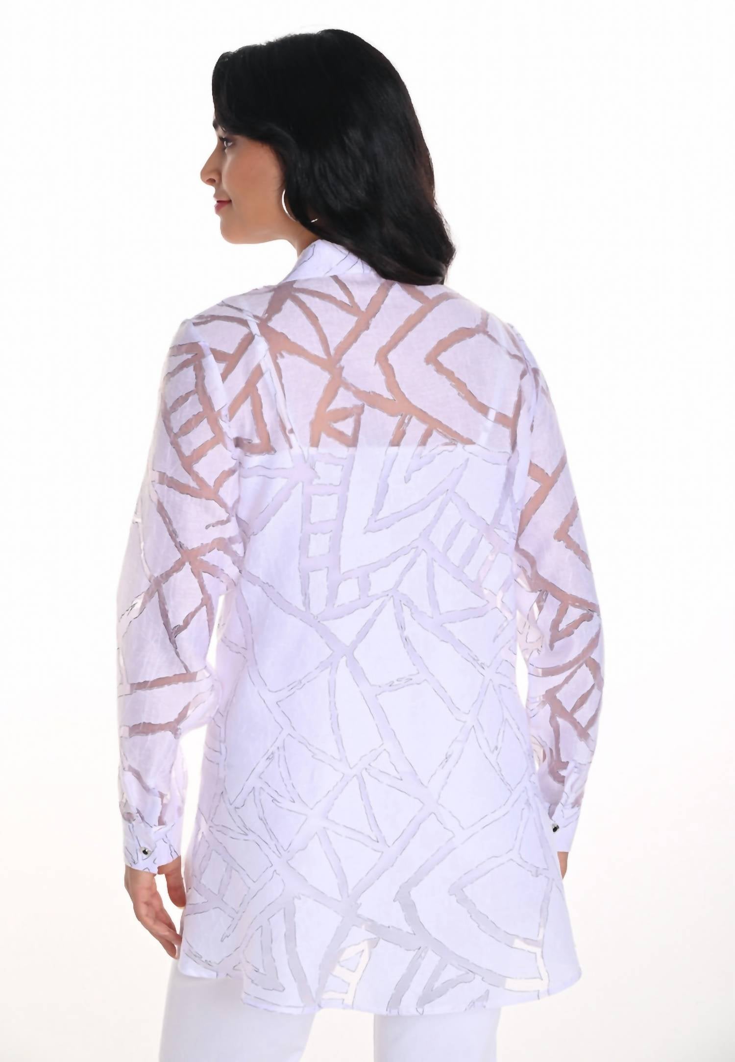 Frank Lyman - Button Down Printed Blouse