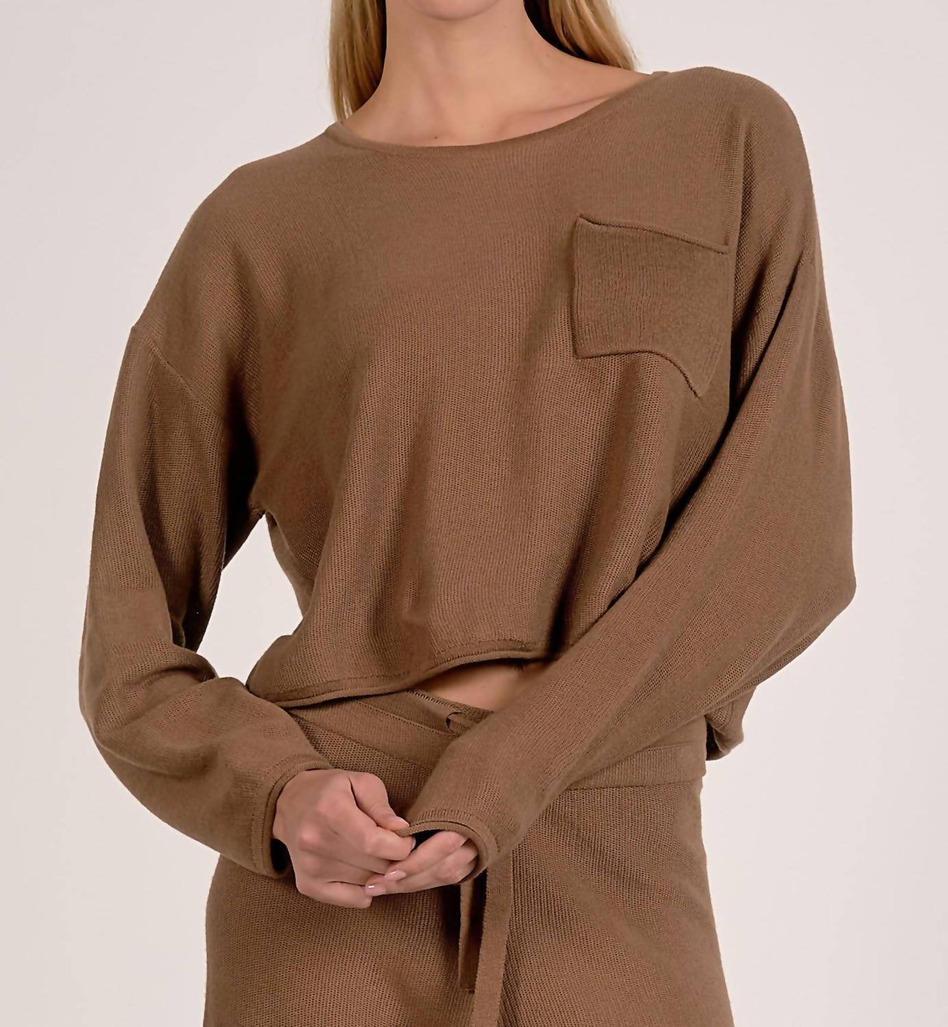 Elan - Pocket Front Sweater