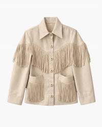 Alix Of Bohemia - Jude Dune Fringe Jacket