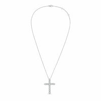 Diana M Jewels - Women's Round Lab-Grown Diamond Pendant Necklace (0.25 Ct) - Signature