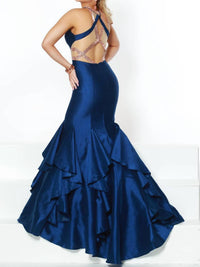 2Cute - Mermaid Prom Dress - blue - clothing - dresses