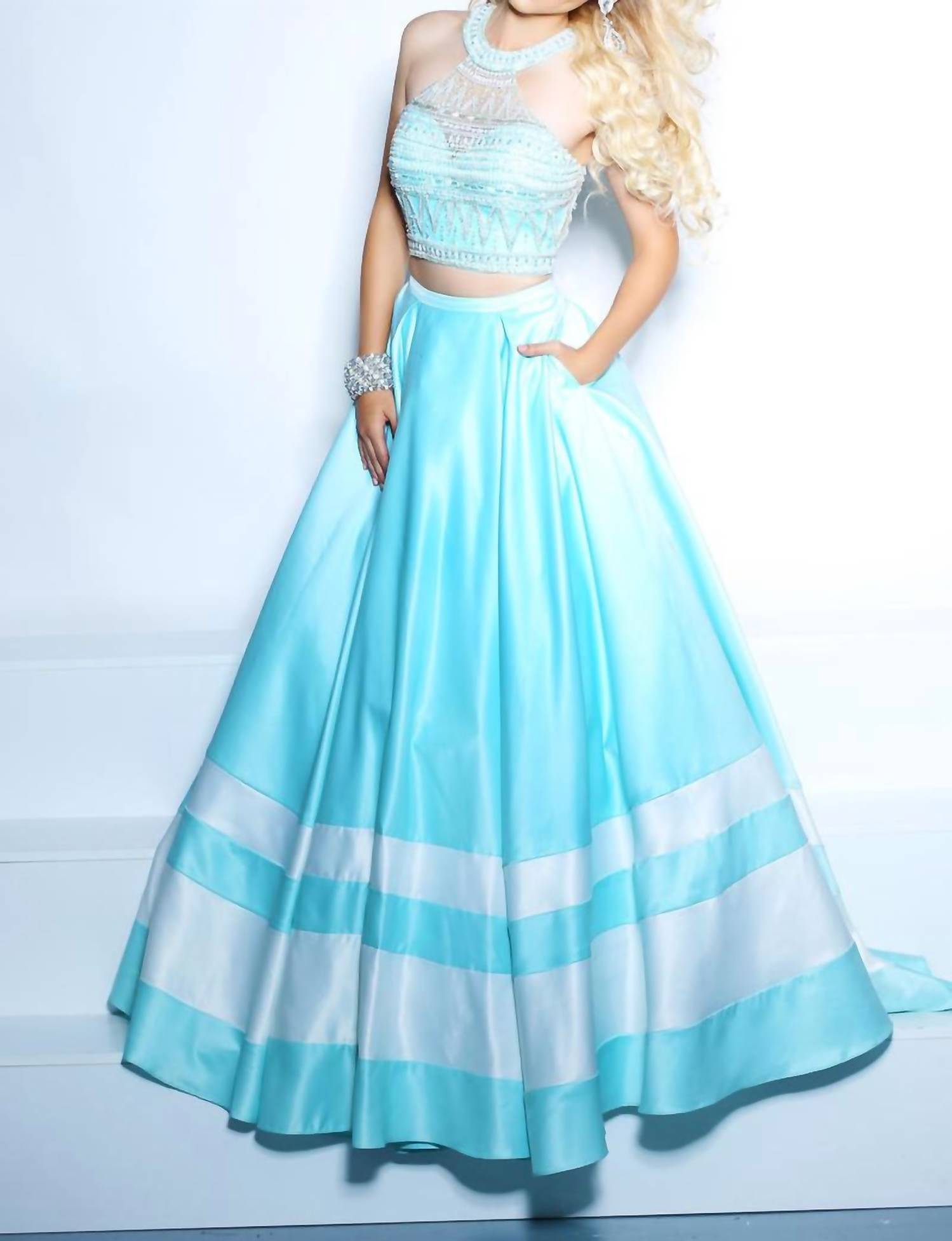 2Cute - Sleeveless Maxi Dress - blue - clothing - dresses