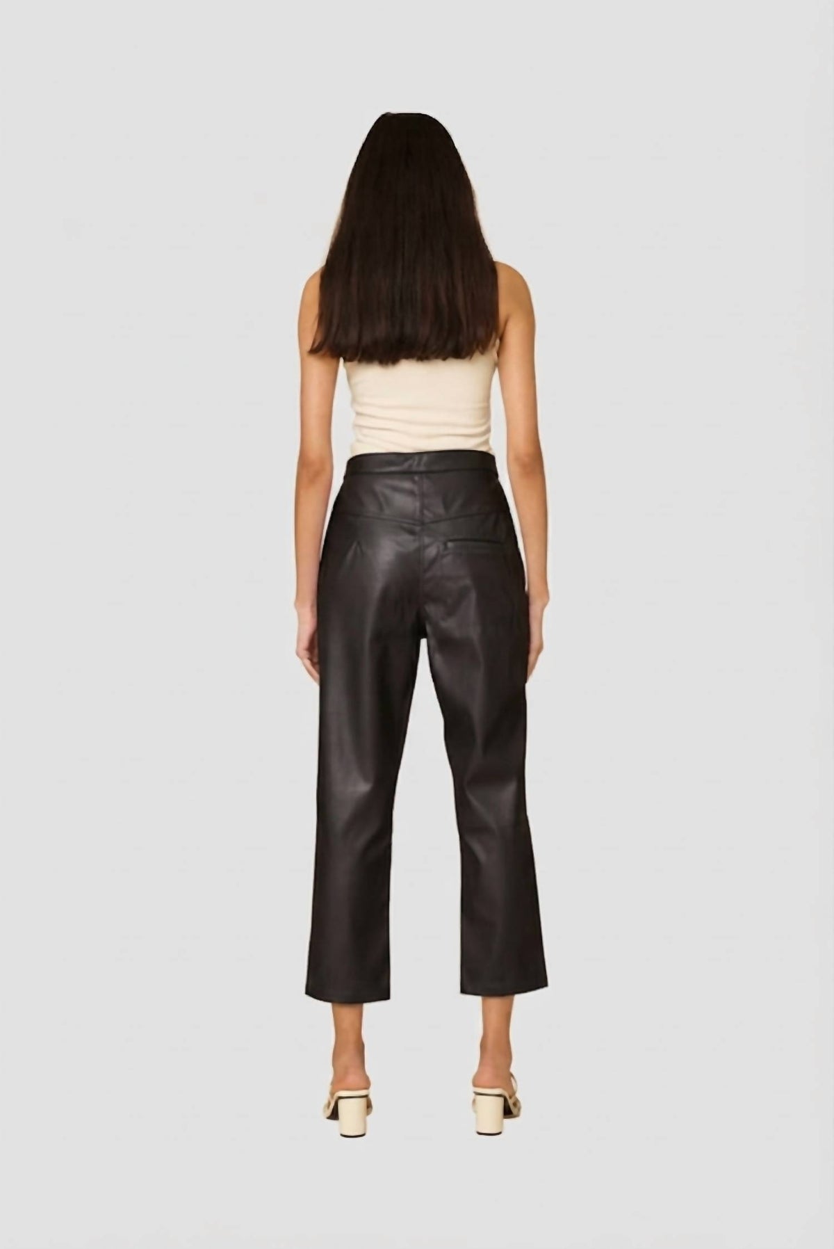 Amylynn - Zoe High Waisted Tapered Vegan Pants