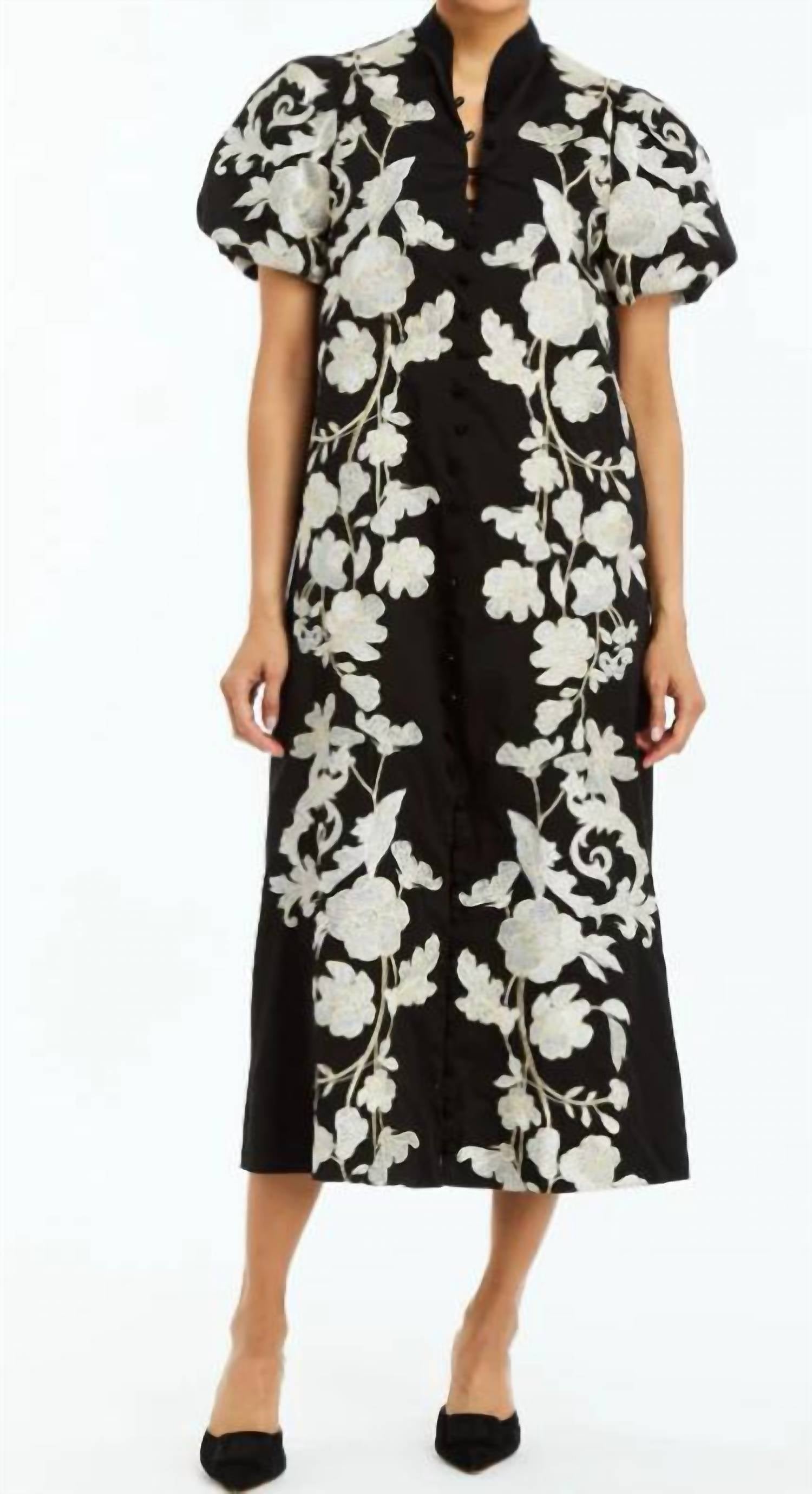 Mestiza New York - Elliana Embroidered Midi Dress