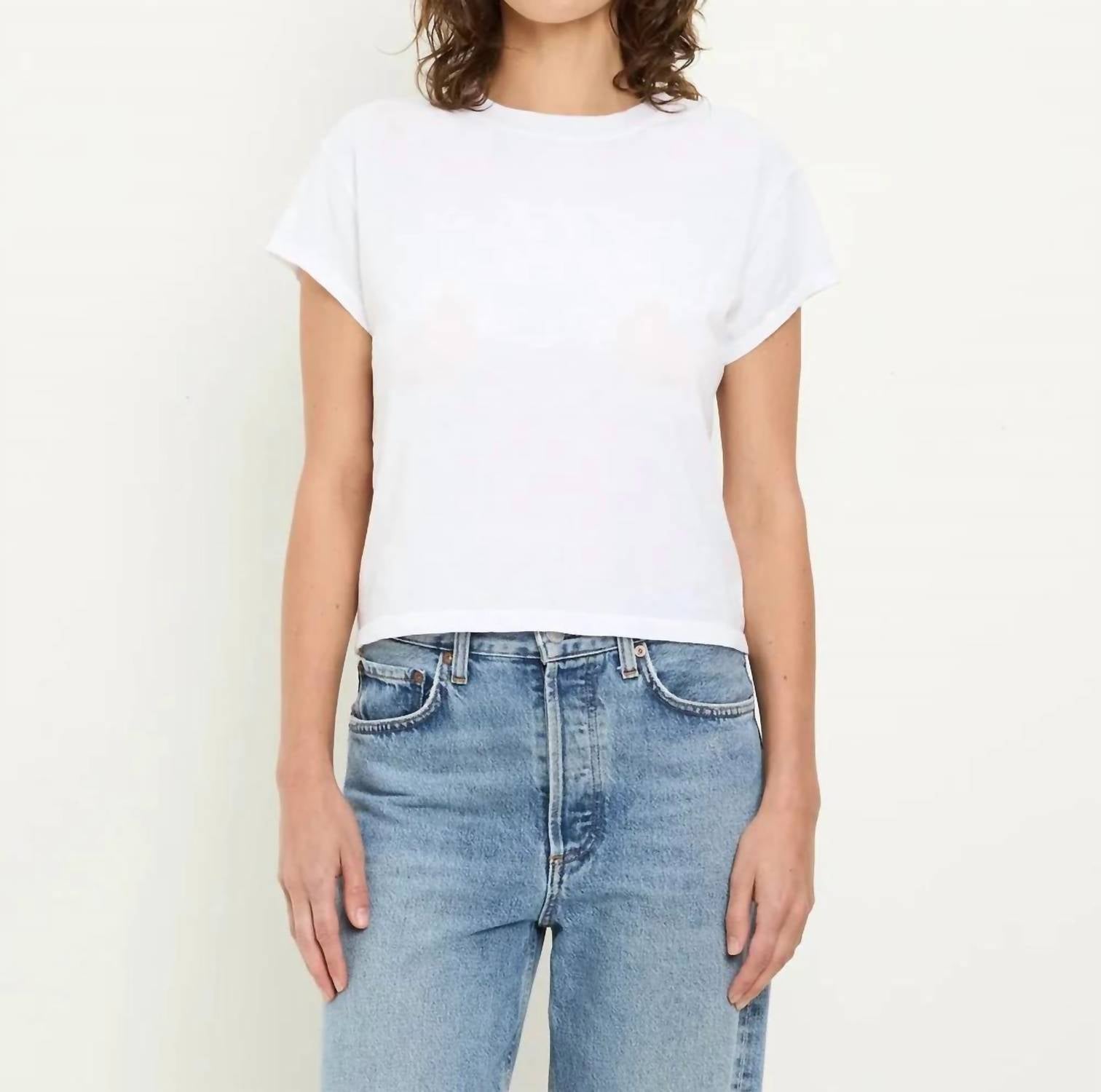 Michael Stars - Grayson Cropped Crew Neck Top