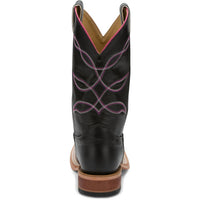 Justin Boots Women's Lori 11" Cowhide Western Boots in royal black - women's shoe - view 4