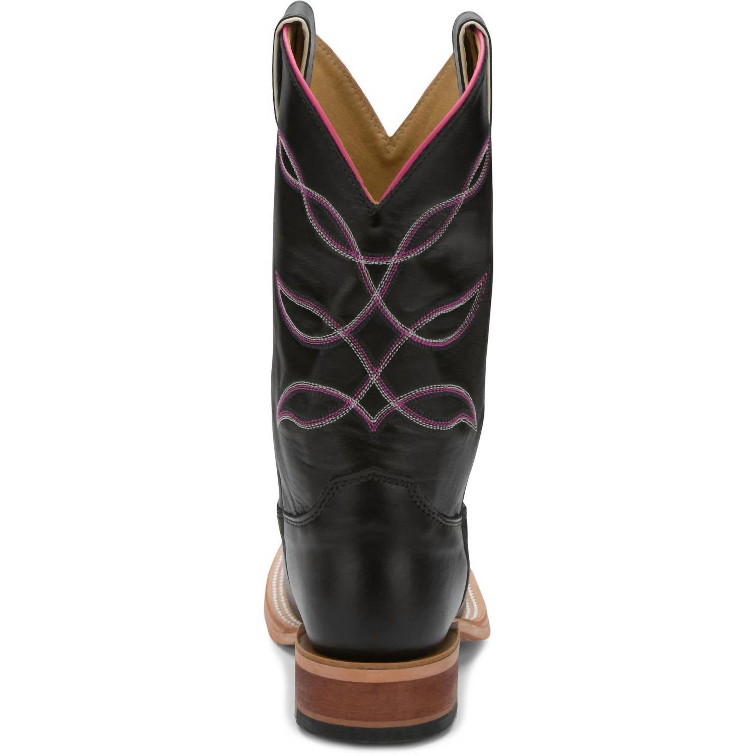 Justin Boots Women's Lori 11" Cowhide Western Boots in royal black - women's shoe - view 4
