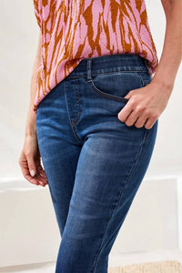 Tribal - Audrey Boundless Pull On Pedal Pusher Jeans