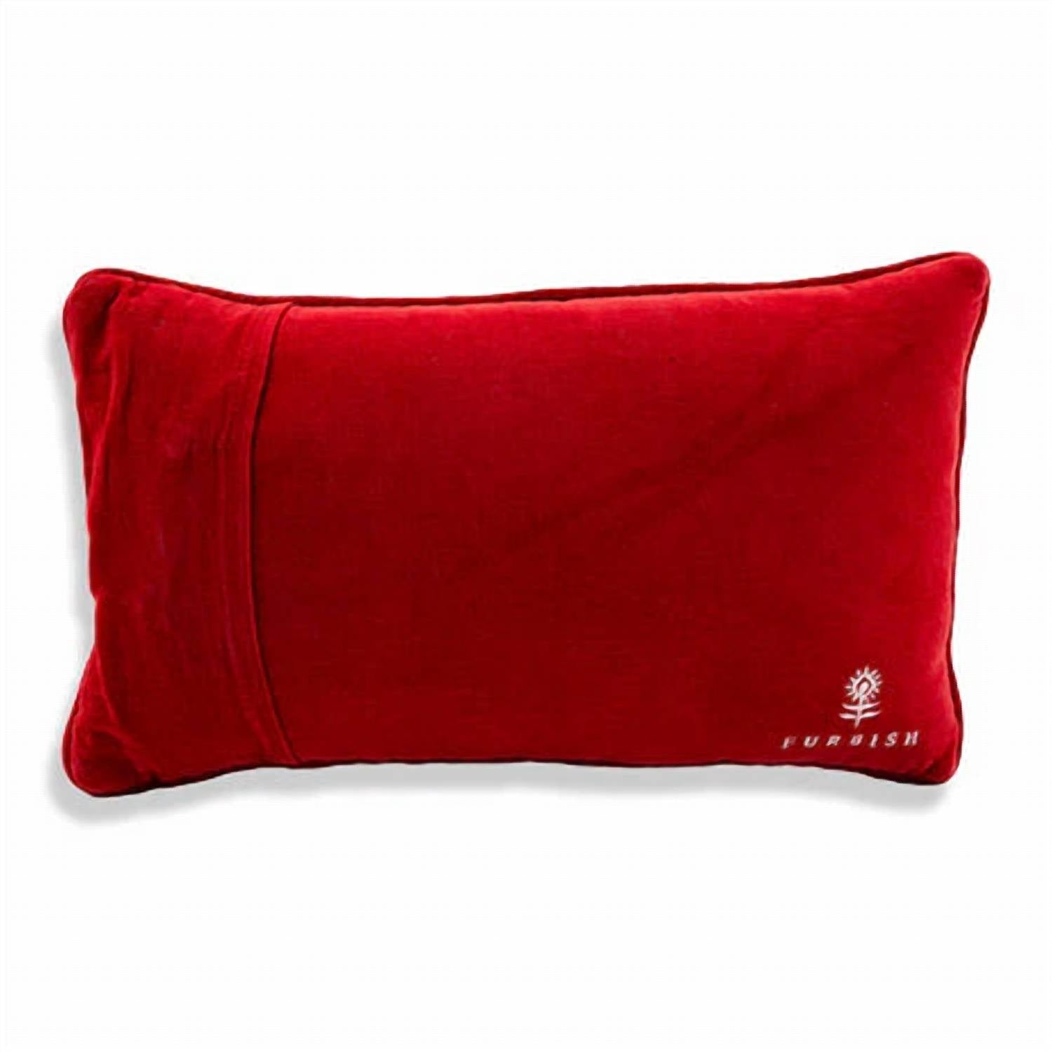 Furbish Studio - Check It Twice Needlepoint Pillow
