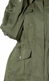 Cupcakes And Cashmere - Wynona Tencel Army Jacket