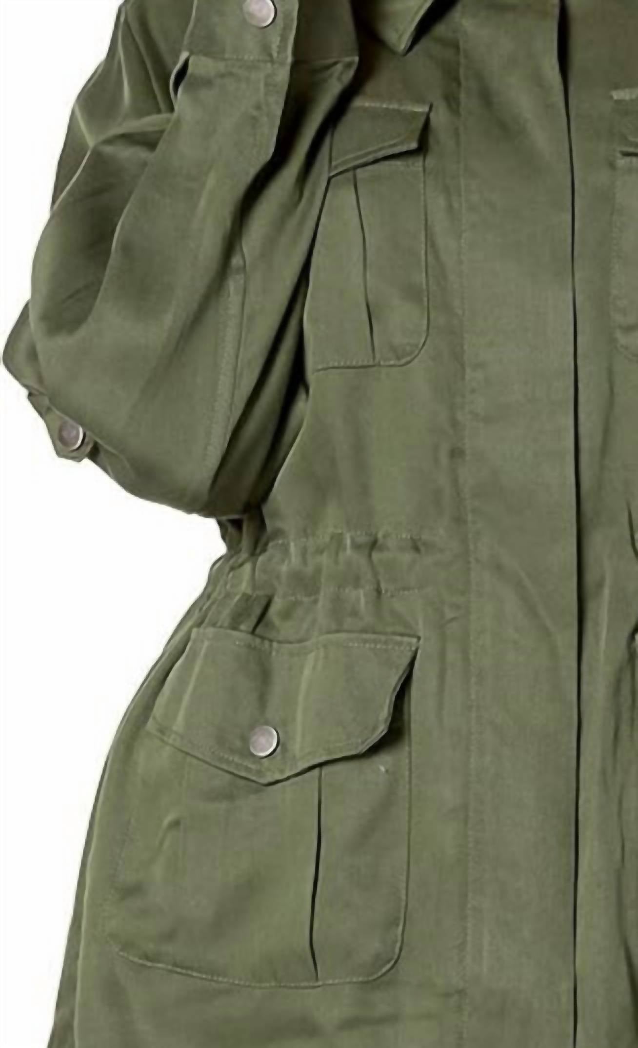 Cupcakes And Cashmere - Wynona Tencel Army Jacket