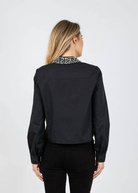 J. Society - Crystal Button Front Shirt