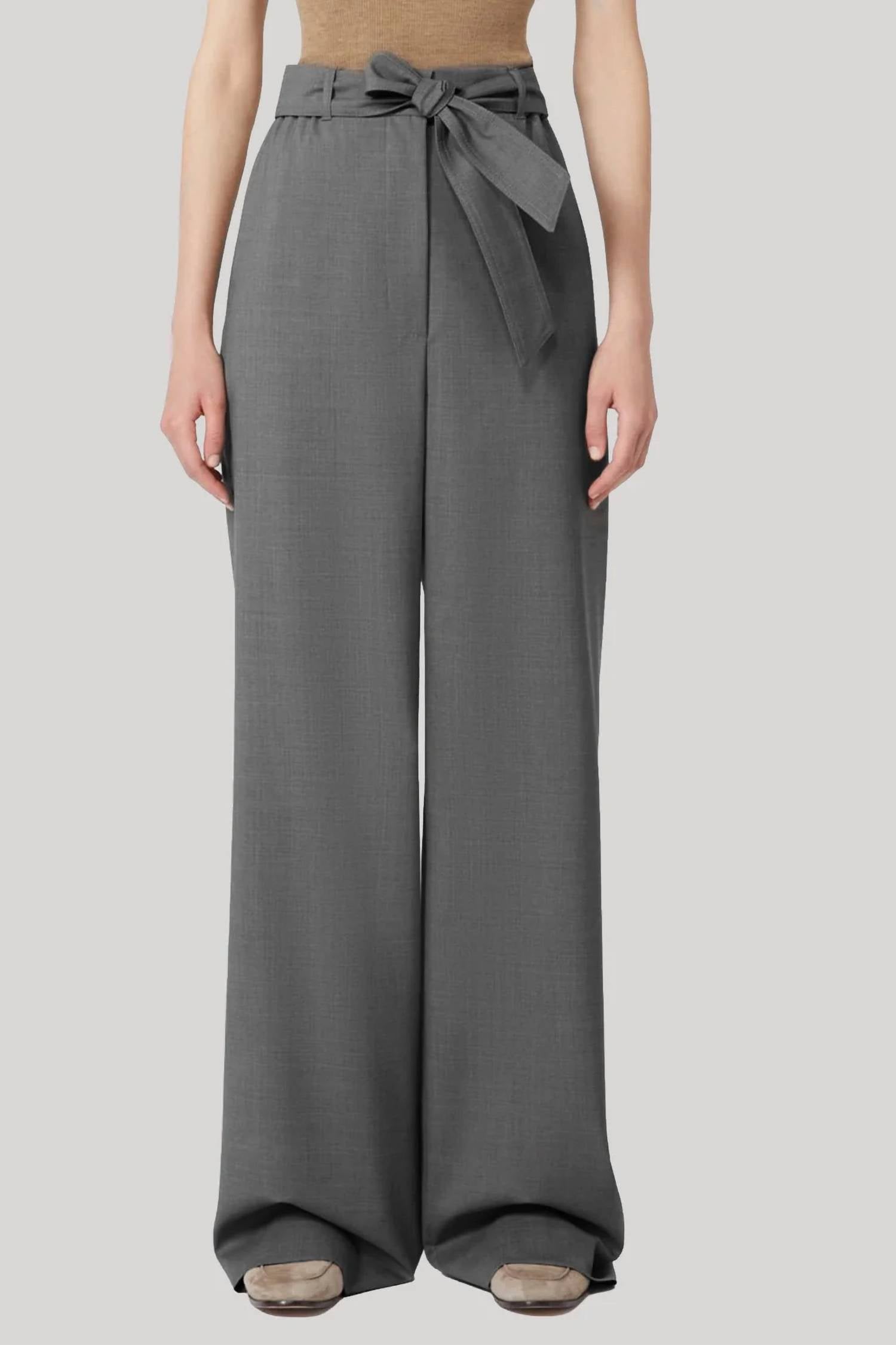 Maxmara - Women's Stretch Wool Cloth Trousers