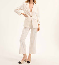 Veronica Beard - Brixton Pinstriped Pant