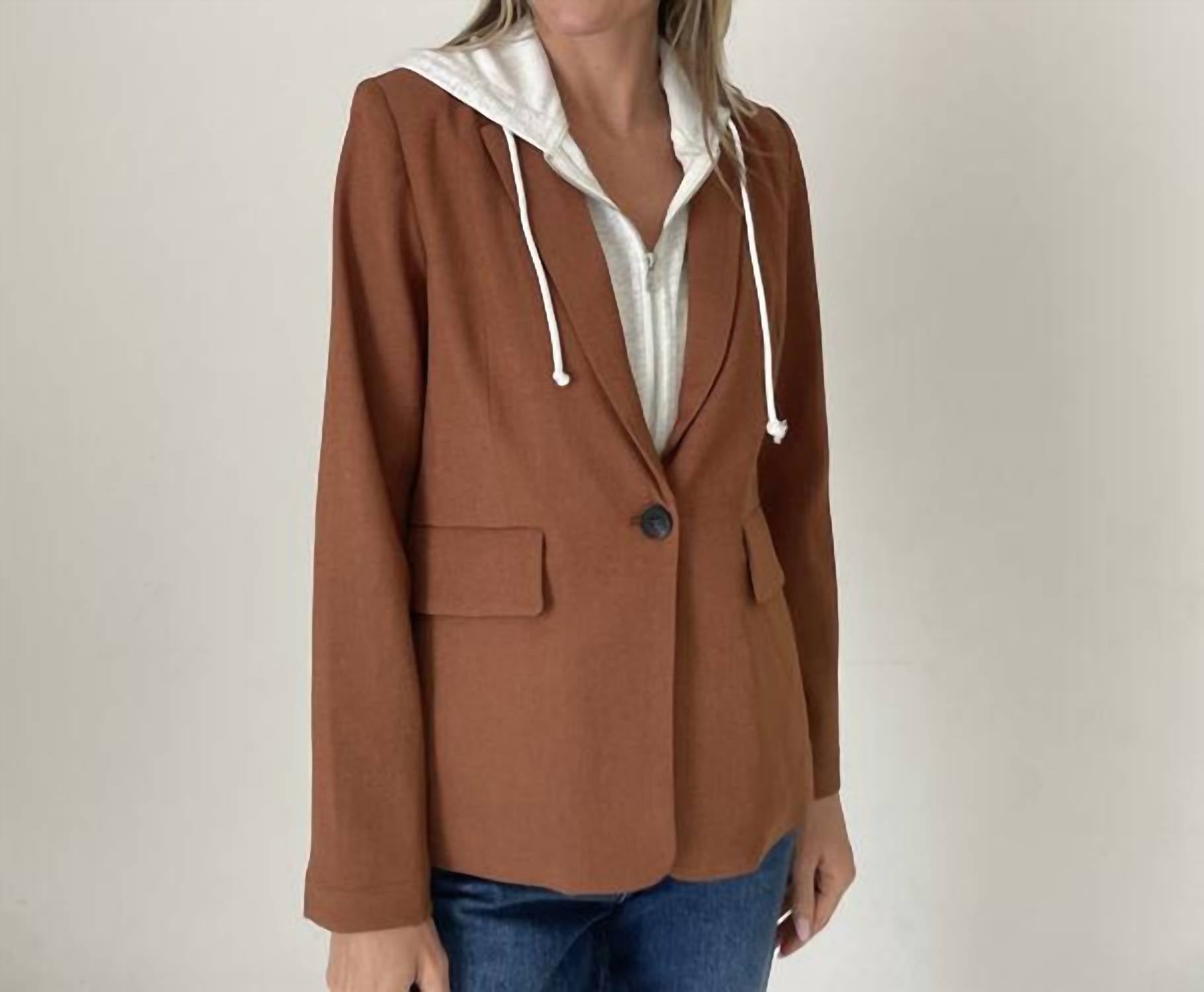 Six/Fifty - Drew Blazer With Sweatshirt Insert