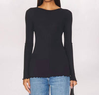Free People - Long Sleeve Long Nights Layering Top