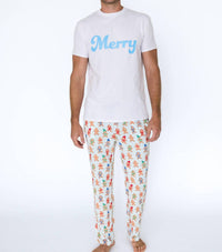 Rufflebutts - Unisex - Bamboo Gingerbread Buddies Pajama Pants
