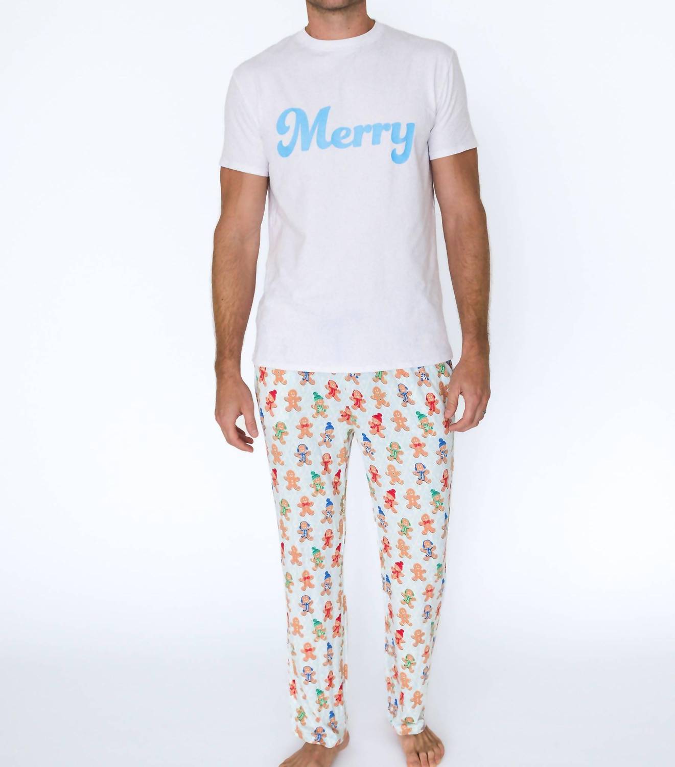 Rufflebutts - Unisex - Bamboo Gingerbread Buddies Pajama Pants